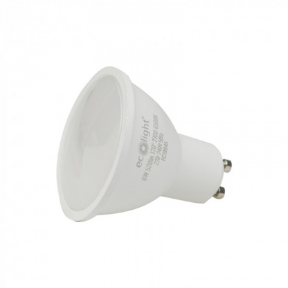 LED spuldze 6W, 520Lm, 2700-6500K + RGB, 220-240V AC, WiFi, ar vadības iespēju no telefona - Tuya, ECOLIGHT