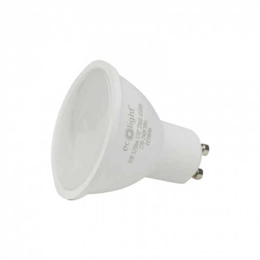 LED spuldze 6W, 520Lm, 2700-6500K + RGB, 220-240V AC, WiFi, ar vadības iespēju no telefona - Tuya, ECOLIGHT