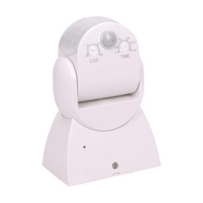 Kustības sensors, virsapmetuma, balts, 180/360 grādi, 12m rādiuss, IP65, 1200W, ALIO PRO MS-360-12BW, VEXEN