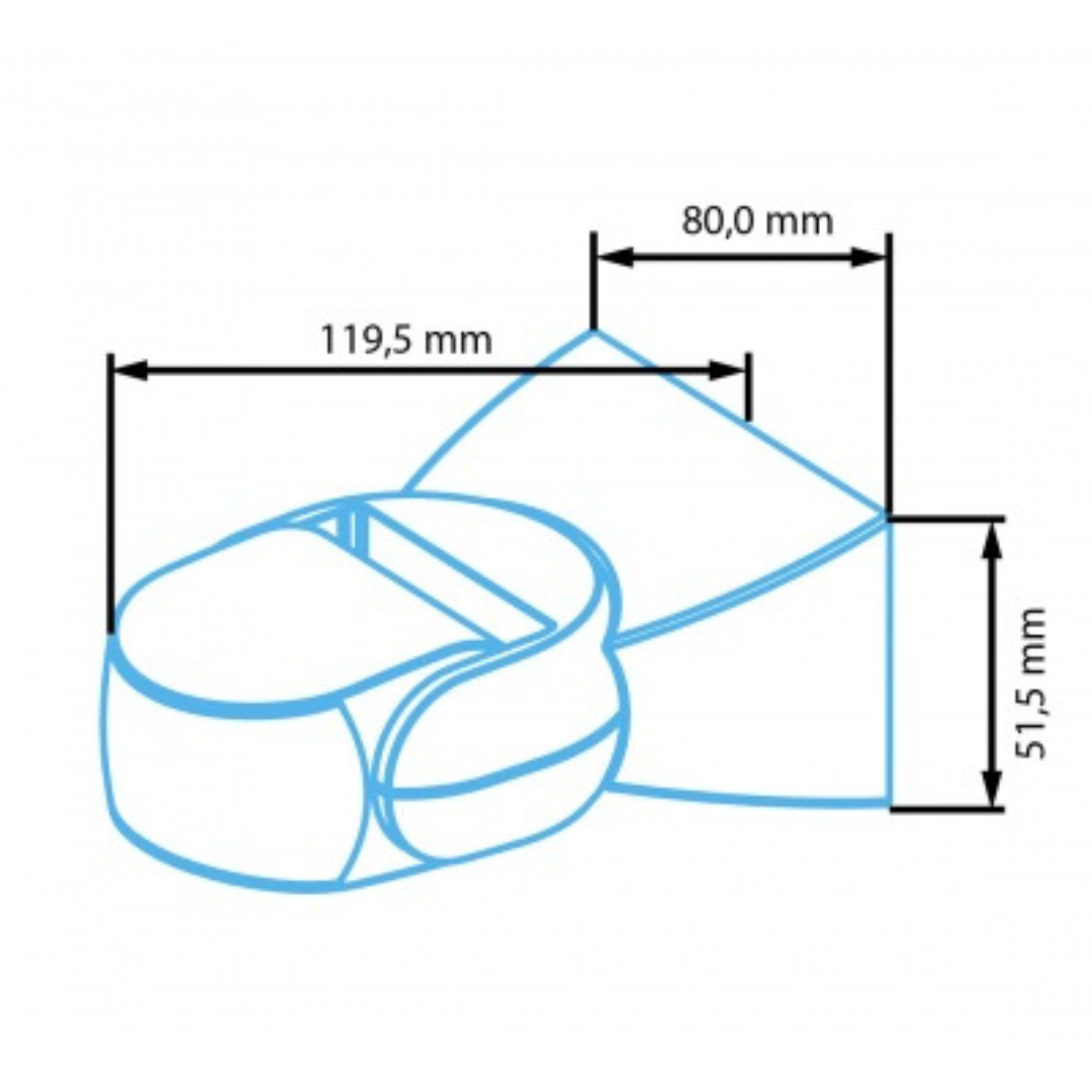 Kustības sensors, virsapmetuma, balts, 180/360 grādi, 12m rādiuss, IP65, 1200W, ALIO PRO MS-360-12BW, VEXEN