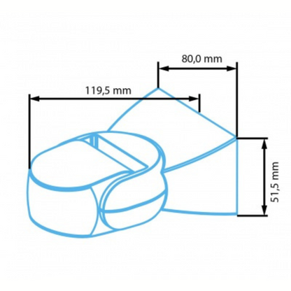 Kustības sensors, virsapmetuma, balts, 180/360 grādi, 12m rādiuss, IP65, 1200W, ALIO PRO MS-360-12BW, VEXEN