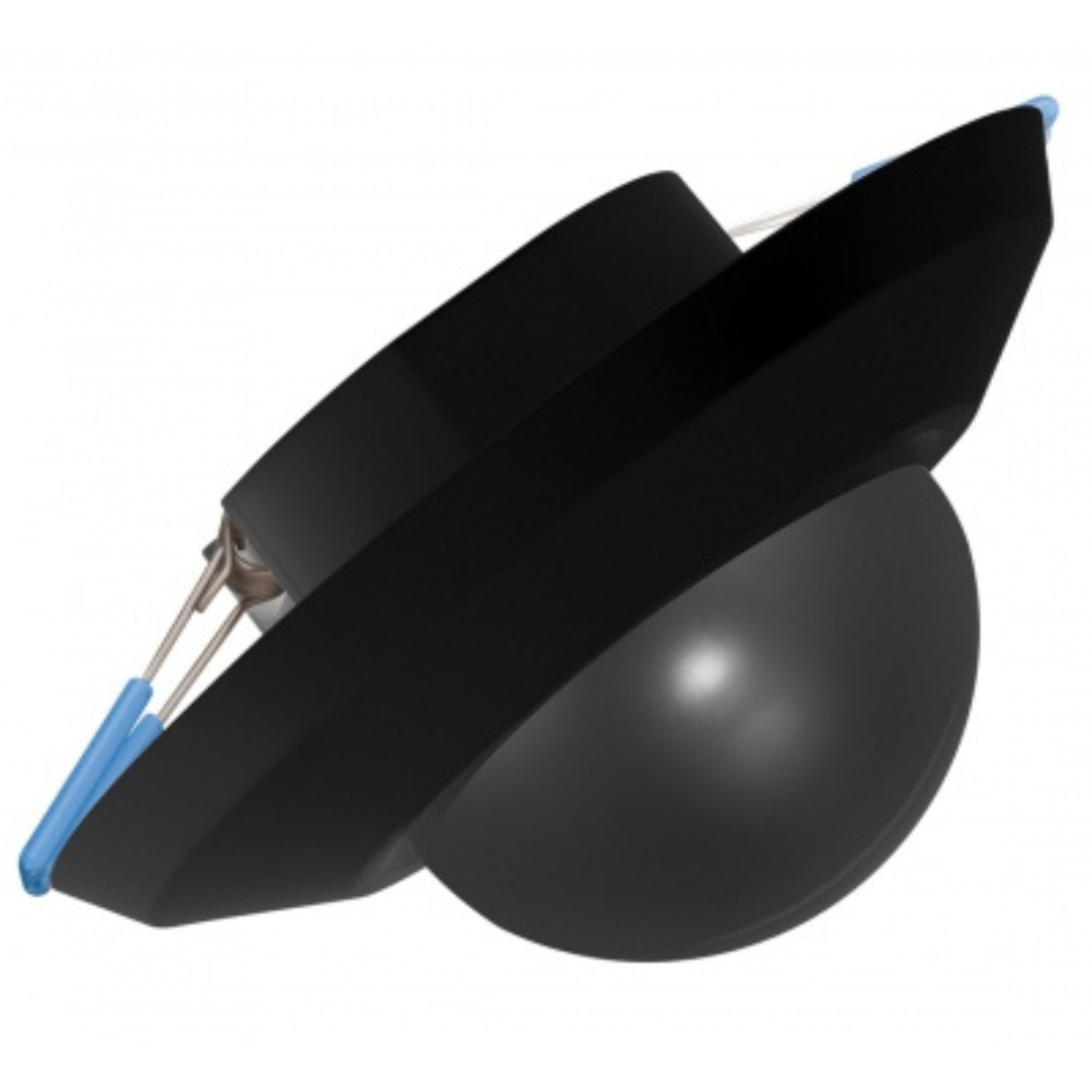 Klātbūtnes sensors ar melno lēcu, virsapmetuma / zemapmetuma, 360 grādi, 20m diametrs, IP44 / IP20, 2000W, ALIO PRO PU-360-20FB, VEXEN