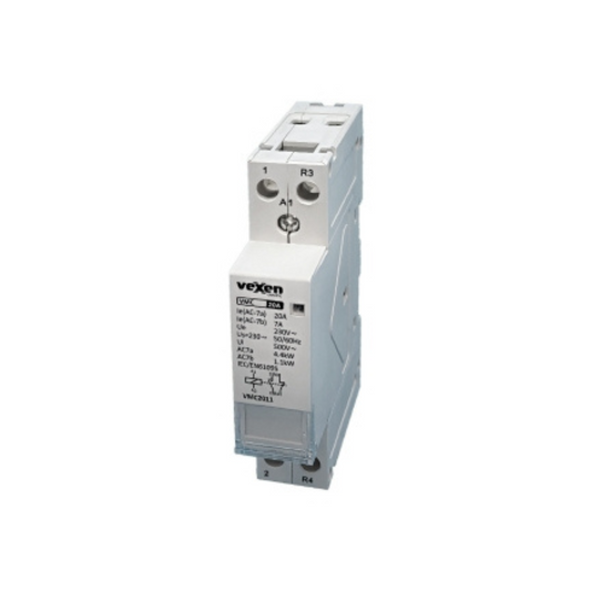 Modulārais kontaktors 1NO, 1NC, 20A, AC230V, VMC2011, Vexen