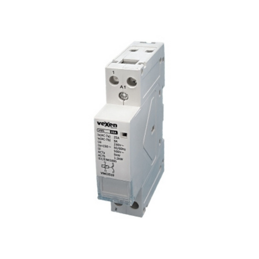 Modulārais kontaktors 1NO, 25A, AC230V, VMC2510, Vexen