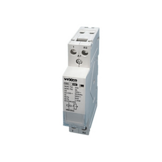 Modulārais kontaktors 1NO, 1NC, 25A, AC230V, VMC2511, Vexen