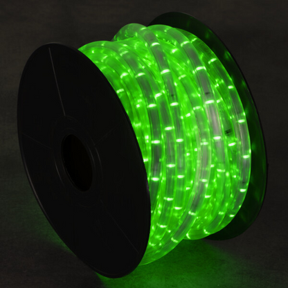 LED virtene - caurule, zaļa, garums 5m, jauda 2W/m, IP65, var griezt, GIVRO system, Kanlux